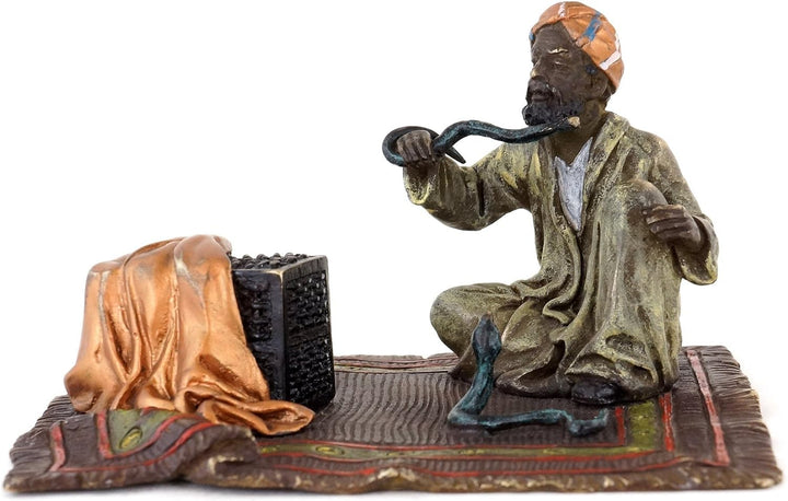 Kunst & Ambiente - Wiener Bronze - Schlangenbeschwörer - Araberbronze - Orientalische Teppichbronze
