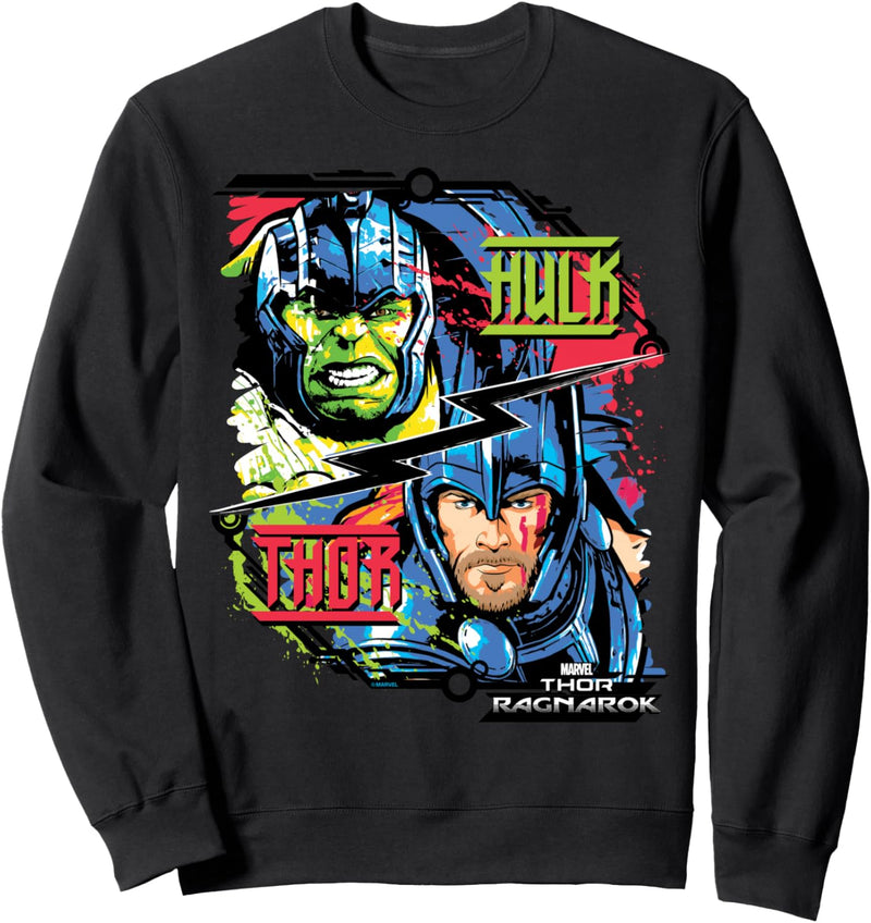 Marvel Thor: Ragnarok Hulk And Thor Portrait Sweatshirt