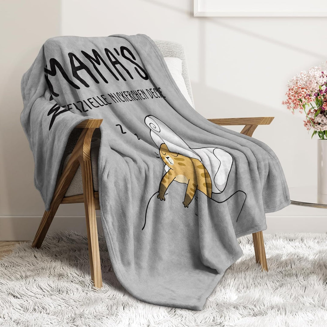 Juratar® Weihnachten Geschenke für Mama, Personalisierte Decke Geburtstagsgeschenk für Mama, Kuschel