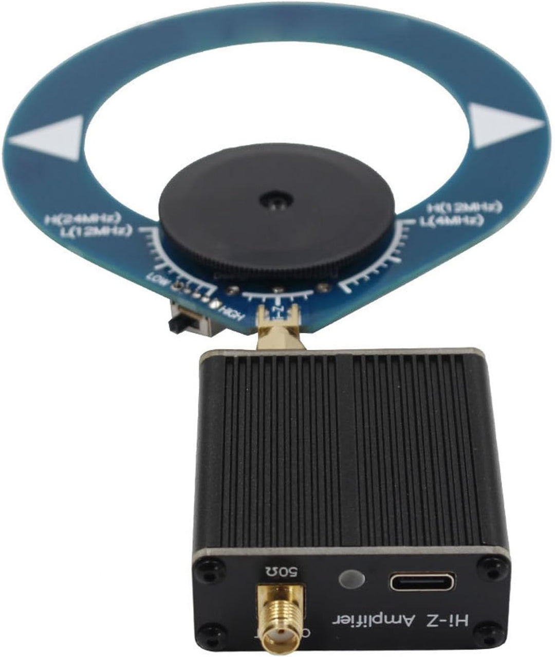 Impedanzverstärker für Audio, Impedanzwandler Hoch-Niedrig-Impedanz-Umwandlungsgerät 1 MΩ Bis 50 Ω E