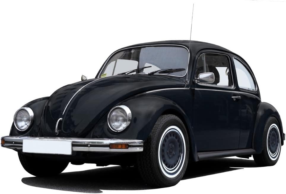 Universell passendes Felgenringset + Weisswandringe schwarz/weiss 14 Zoll - für PKW, Oldtimer, Young
