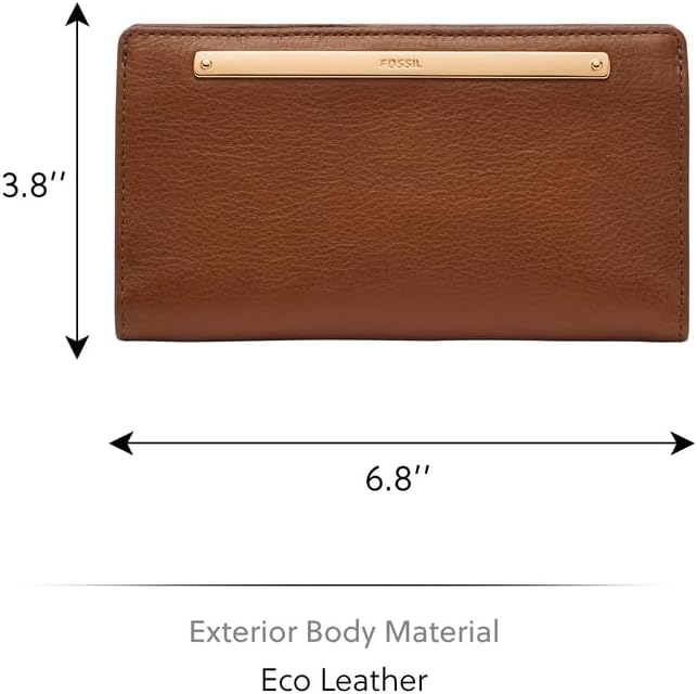 Fossil 17.1 cm L x 2.5 cm W x 9.5 cm H Brown, 17.1 cm L x 2.5 cm W x 9.5 cm H Brown