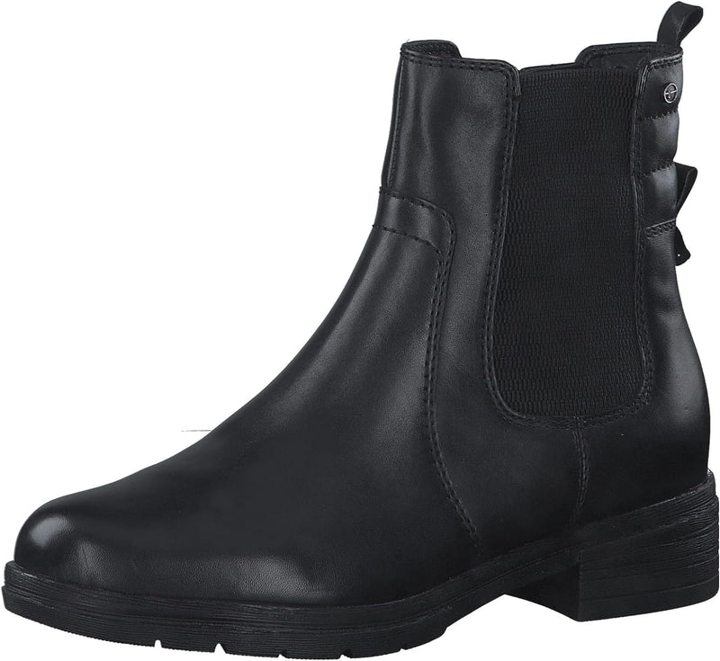 Tamaris Damen 8-8-85306-29-1 Stiefelette 37 EU Weit Schwarz, 37 EU Weit Schwarz