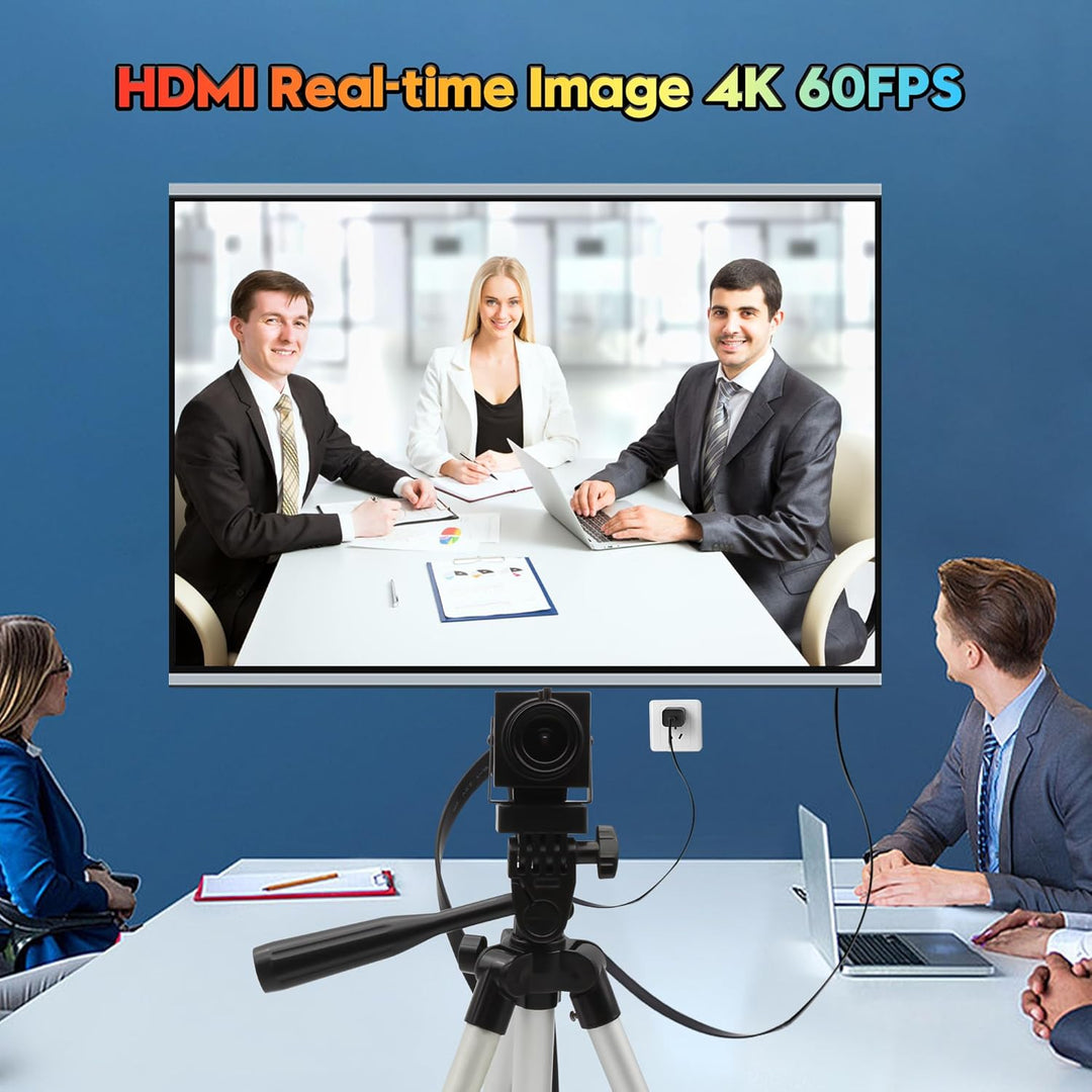 Svpro HDMI USB Zoom Kamera 4K 60fps USB3.0 Manueller Fokus Webcam mit 2.8-12mm optischem Zoomobjekti