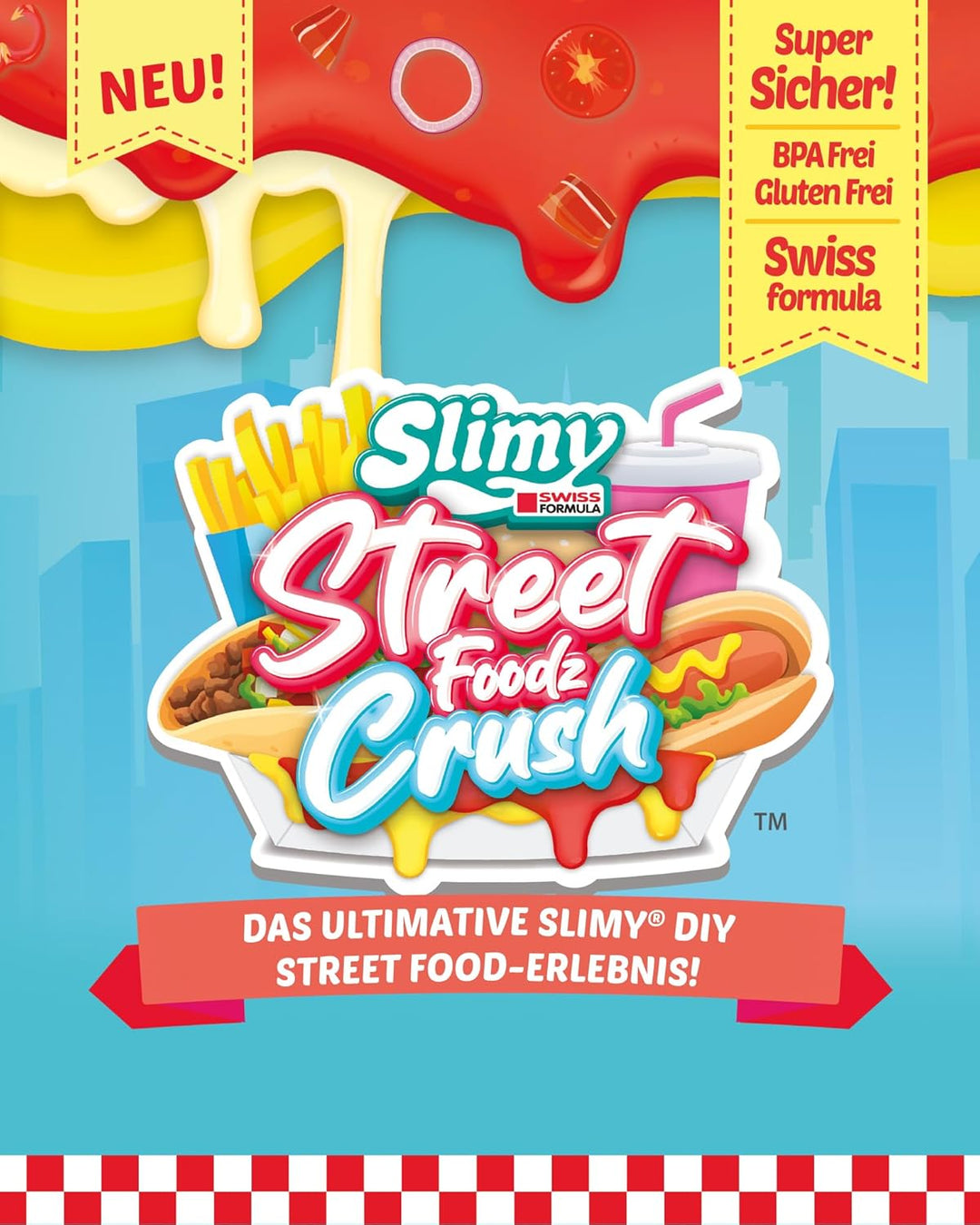 Slimy Street Foodz Crush - Chiccy Nuggies, Slime und Knete Kreativ-Set, Kochspiel zum selber Mischen