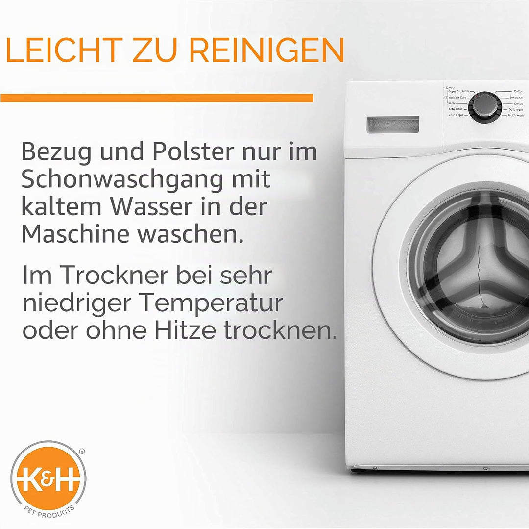 K&amp;H 779090 Haustierprodukte, EZ Kitty Sill Deluxe mit Polster, luxuriöses Fenster-Katzenbett