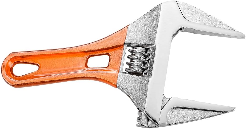 NEO TOOLS Verstellschlüssel kurz 185 mm, Bereich 0-53 mm, 0-53 mm
