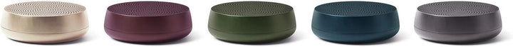 Lexon Mino L - Haut-parleur Compatible Bluetooth 5W, Rechargeable, Mains libres, USB-C - Aluminium/B