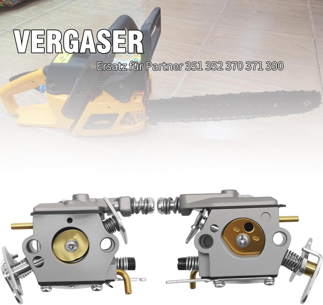 WT-625 Vergaser mit Luftfilter Benzinfilter, Ersatz für Partner 351 352 370 371 390 Ersatz für McCul