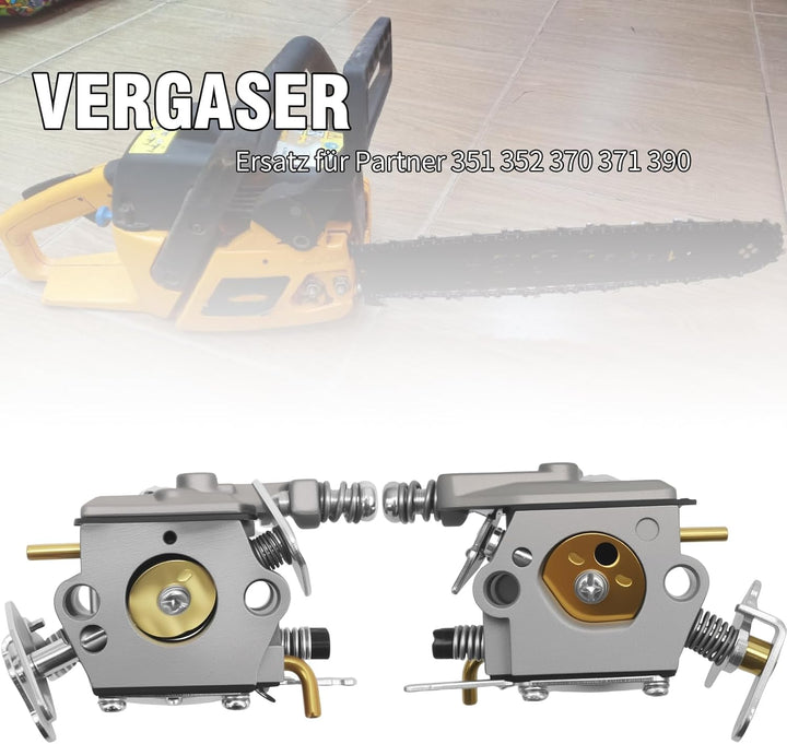 WT-625 Vergaser mit Luftfilter Benzinfilter, Ersatz für Partner 351 352 370 371 390 Ersatz für McCul