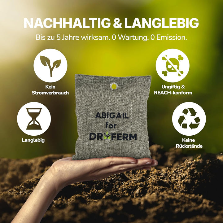 ABIGAIL by DryFerm Luftreiniger für Growbox & Growzelt, Effektiver Schutz ohne Strom, 5 Jahre Haltba