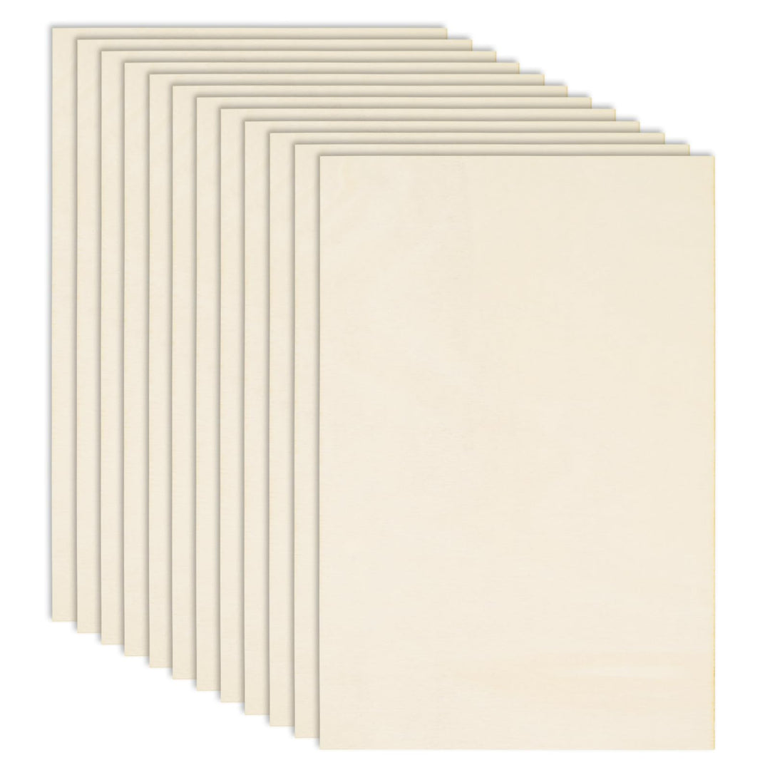 Lindenholzplatten (36 Stück, 200x300x2 mm) 36 Stücke 200x300x2 mm, 36 Stücke 200x300x2 mm