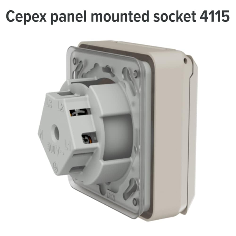 CEE-ANBAUDOSE IP44 16A5P MENNEKES 4115