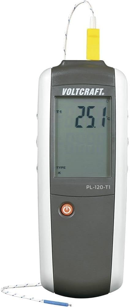 VOLTCRAFT PL-120 T1 Temperatur-Messgerät -200 - +1372 °C Fühler-Typ K, J