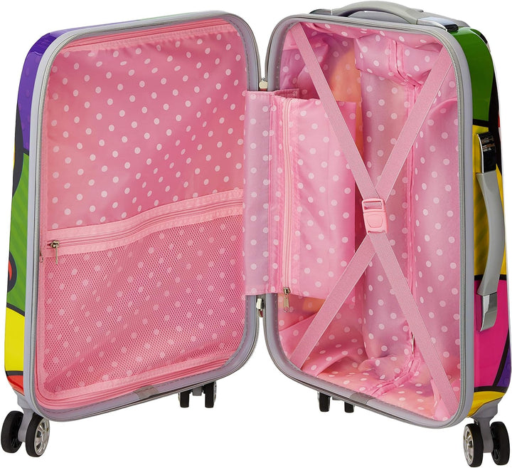 Rockland Vision Hartschalen-Trolley, Herz, Carry-On 20-Inch, Vision Hartschalen-Trolley Carry-On 20-