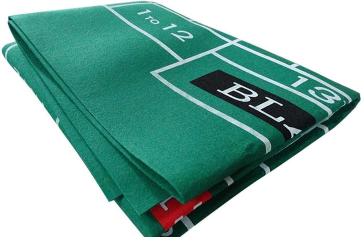 LuukUP Roulette Tischdecke-wasserdichter Tisch mit Blackjack- und Roulette-doppelseitige Muster Spie