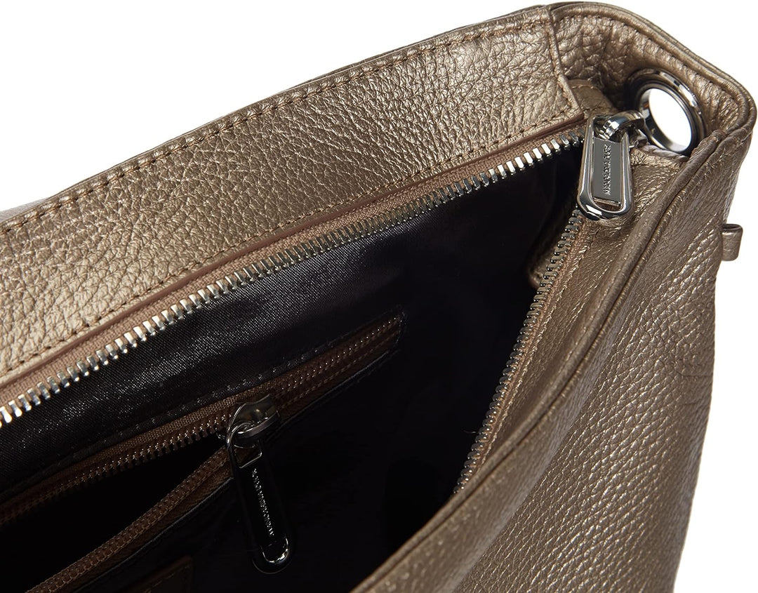 Mandarina Duck Damen Mellow Lux Schultertaschen Light Gold, Light Gold