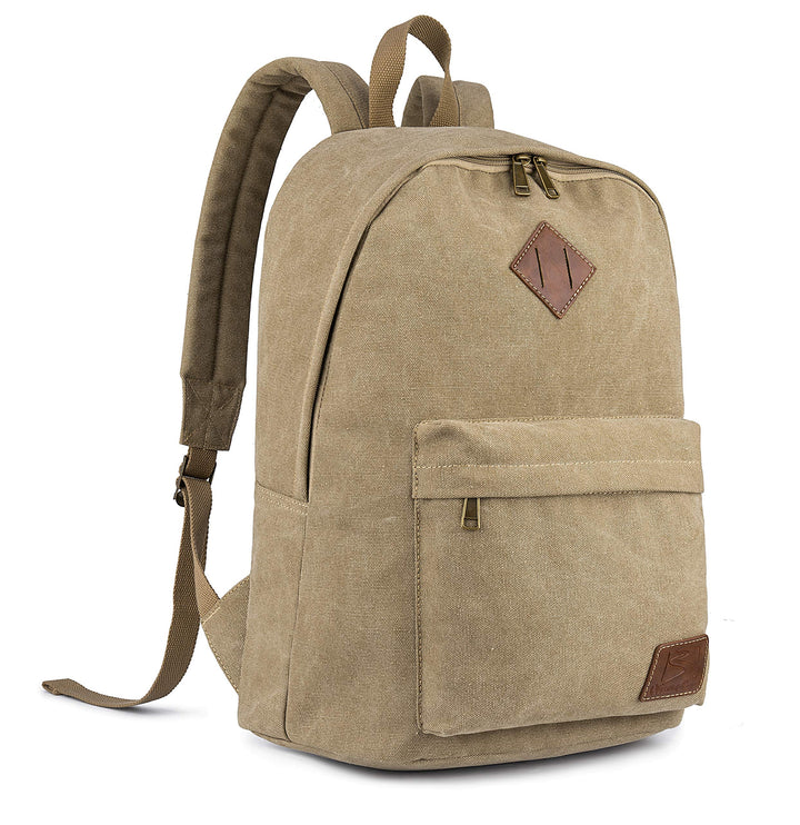 seemeroad Canvas Vintage Rucksack Ultraleichter und Lässiger Rucksäcke Laptop Daypack Schulrucksack