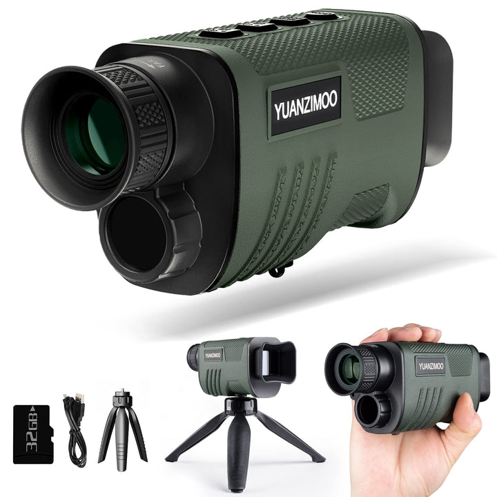 Nachtsicht Monokular Digital Infrarot Monokular Teleskop für 100% Dunkelheit mit 8X Zoom 2000mAh Wie