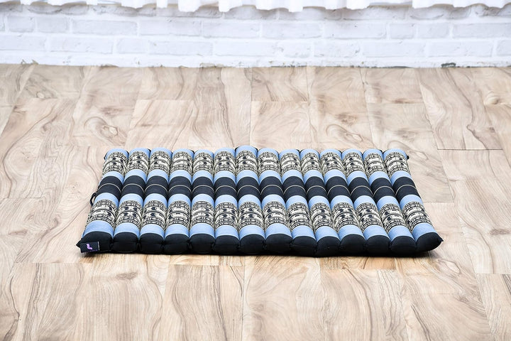 Leewadee Zabuton Rollbare Meditations-Matte Tragbare Sitzmatte Ökologisches Naturprodukt, Kapok Sf15
