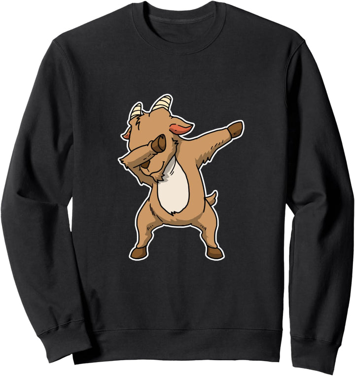 Lustiges Dabbing Ziege Geschenk Zicklein Dab Dance Sweatshirt