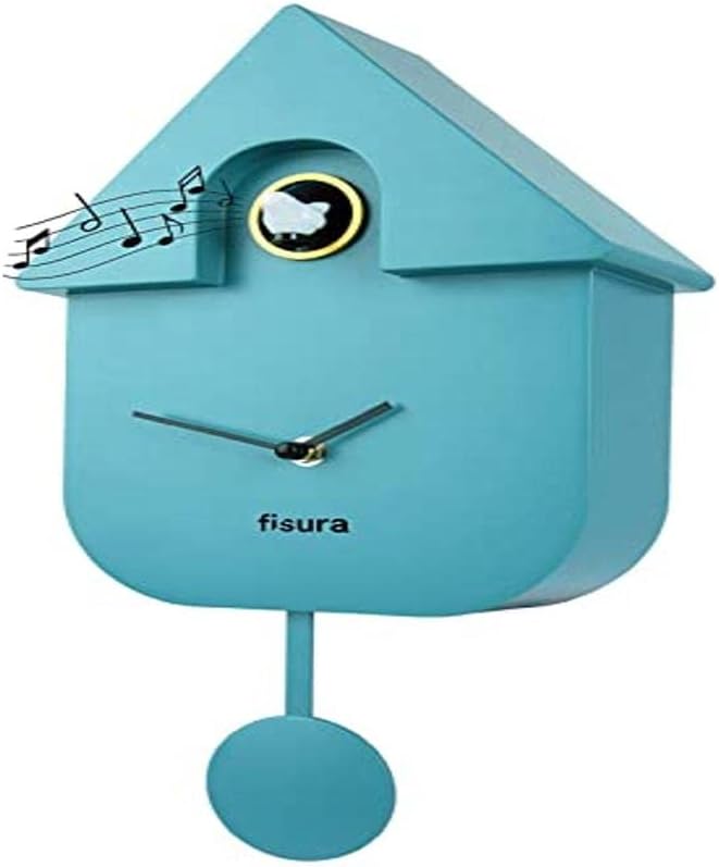 Fisura - Kuckucksuhr. Wanduhr. Original Geschenk Wanduhr. 3 AA-Batterien nicht enthalten. Masse: 21,