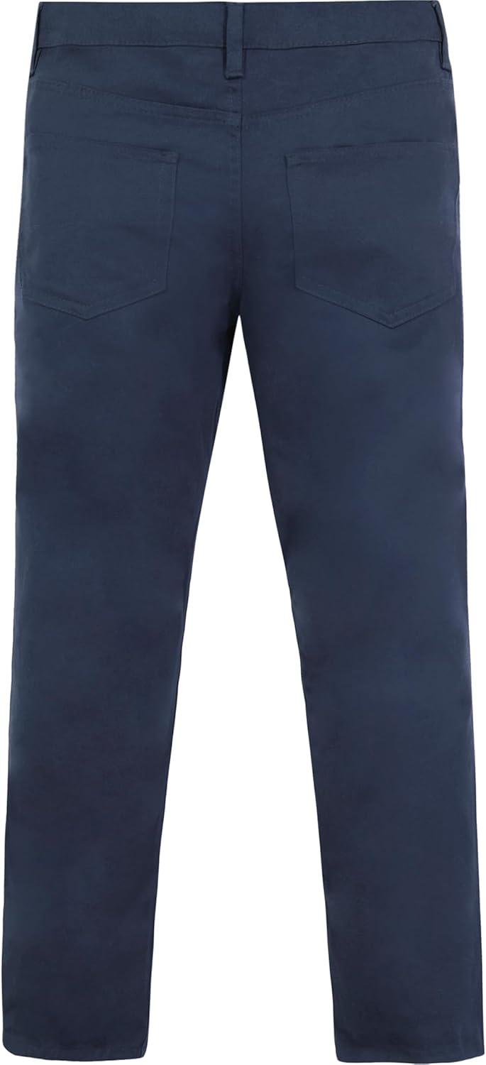 Nautica Jungen School Uniform 5 Pocket Flat Front Pant School Uniform 5 Pocket Flat Front Pant, Navy