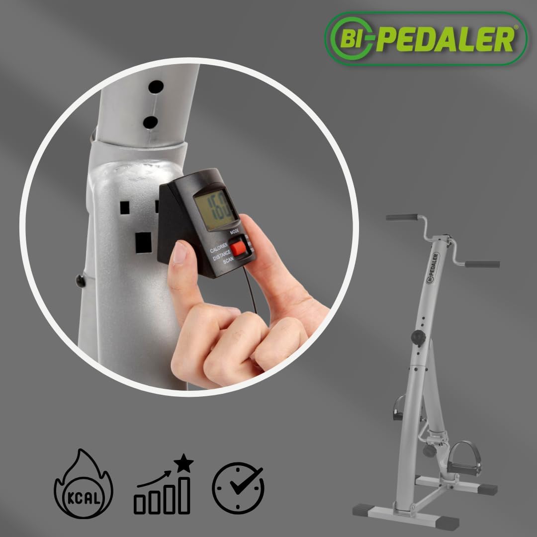 Bewegungstrainer klappbar Gymform Bi-Pedaler, inkl. Bildschirm, Fitnesstrainer,Fitnessgerät, platzsp