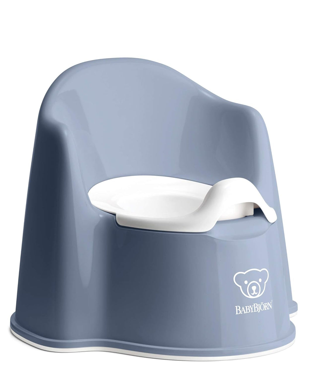 BabyBjörn Topfstuhl, Graublau/Weiss, Graublau/Weiss