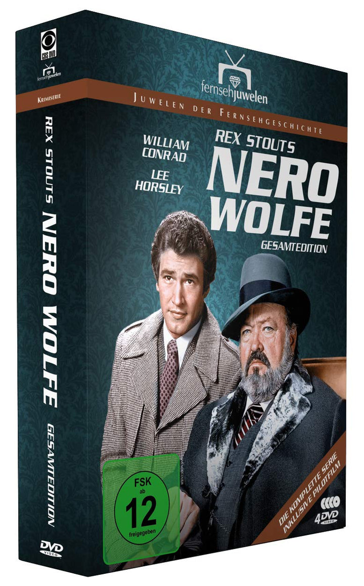Nero Wolfe - Gesamtedition: Alle 14 Folgen plus Pilotfilm (Fernsehjuwelen) [4 DVDs], DVD