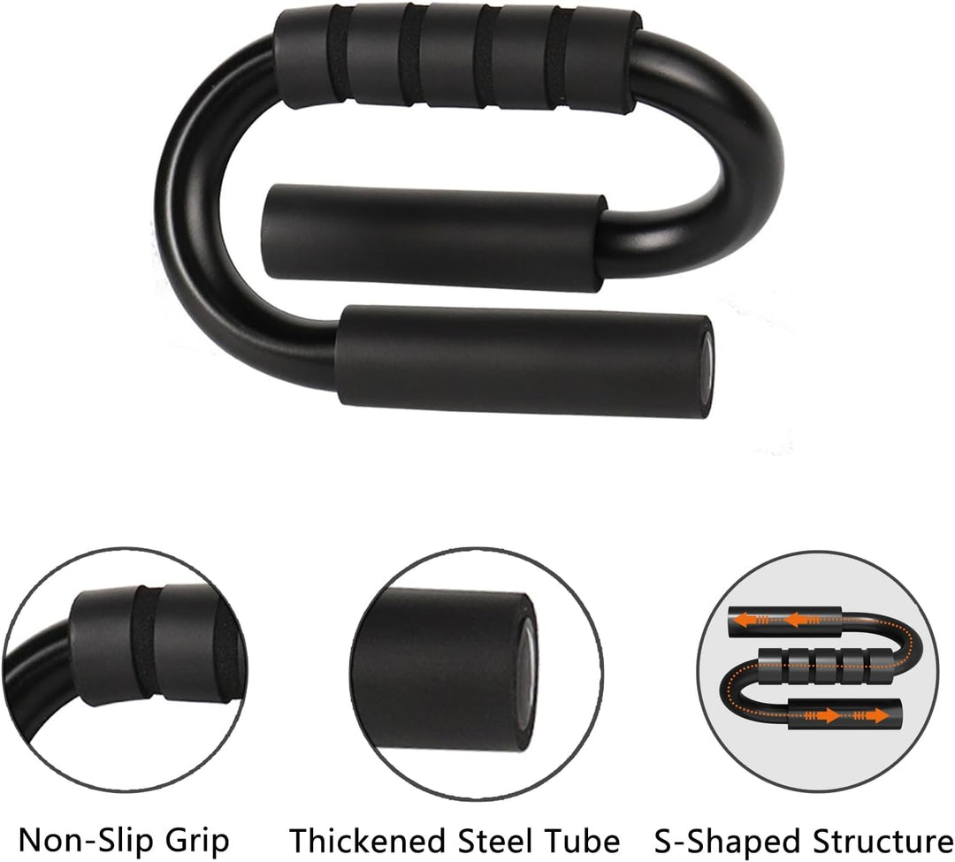 1 Paar Liegestützgriffe, Push Up Stand Bars, Pushup Handles Griffe, Mit Griff, Rutschfeste, Maximale