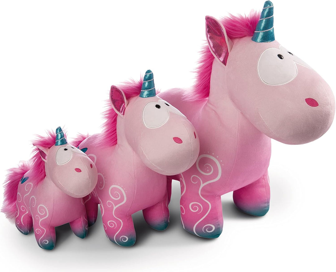 NICI Kuscheltier Einhorn Midnight Floral 22 cm – Stofftier aus weichem Plüsch zum Kuscheln und Spiel