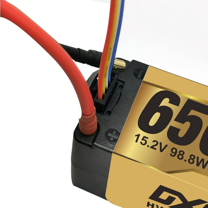 DXF 4S 6500mAh 15.2V 140C Batterie Lipo Haute capacité Hardcase Avec Prise EC5 5mm Bullet Plug Pour