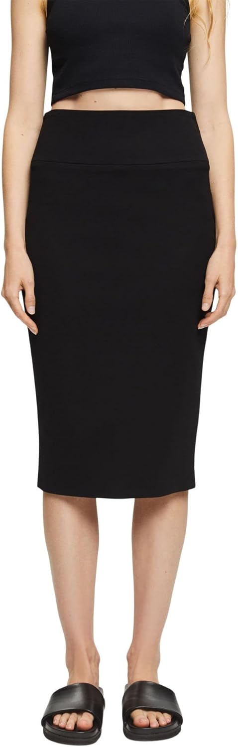 ESPRIT Damen Rock 32 001/Black, 32 001/Black