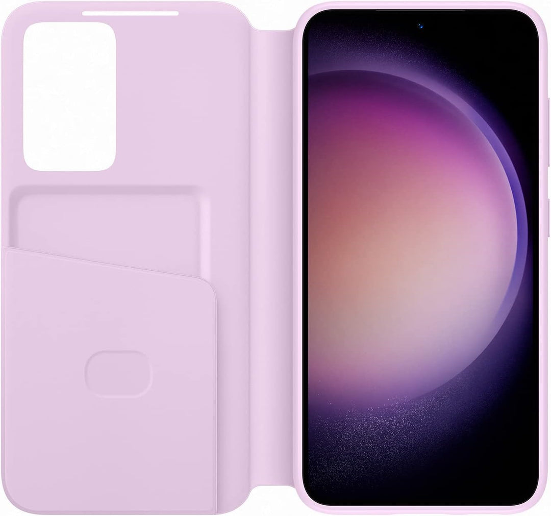 Samsung Smart View Wallet Smartphone Case EF-ZS911 für Galaxy S23, Handy-Hülle, Kartenfach, Sichtfen