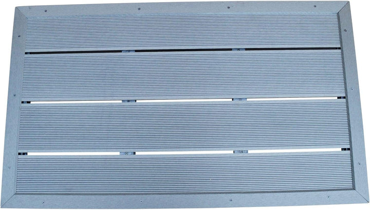 ALTONE WPC Bodenplatte für Pool Leitern und Solarduschen 101 x 60 x 5,5 cm dunkelgrau