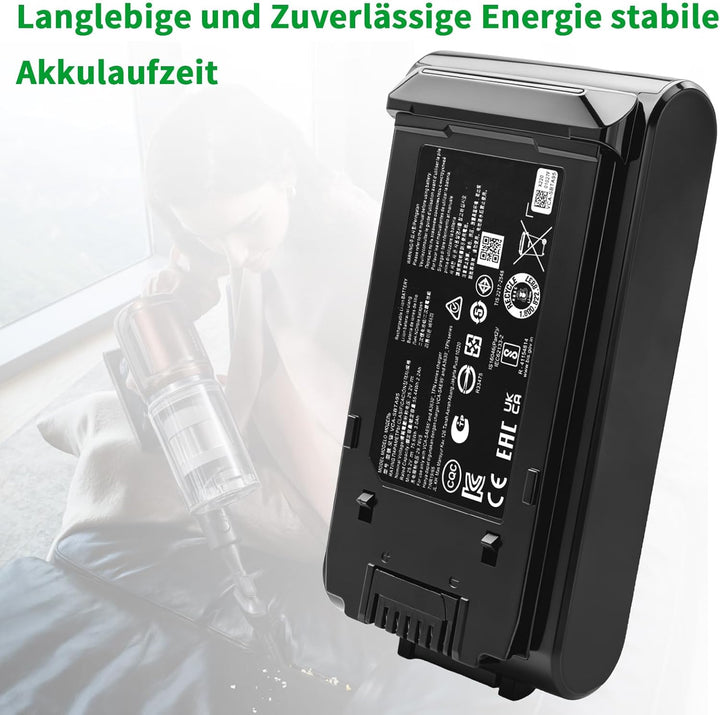 2200mAh VCA-SBTA95 Ersatzakku für Samsung Bespoke Jet 95 Jet 85 Akkustaubsauger, kompatibel mit VS20
