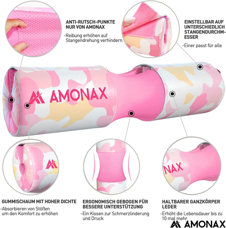 Amonax langhantel polster, extra dicke nackenpolster langhantel- Barbell Pad nackenschutz für hip th