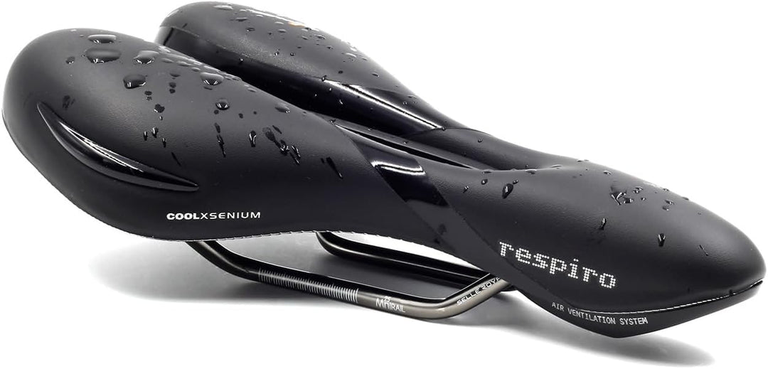 Selle Royal Atem Sport Athletic Sattel für Herren 25,6 x 22,7 cm Schwarz, 25,6 x 22,7 cm Schwarz