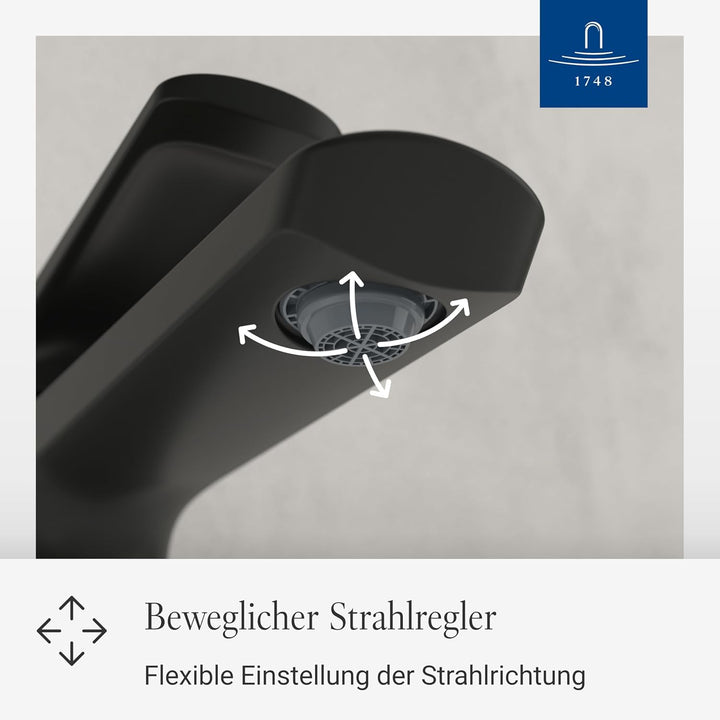 Villeroy &amp; Boch Oasis Waschtischarmatur - Waschbeckenarmatur wassersparend mit Keramikkartusche - Wa