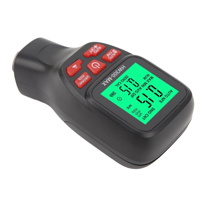 Lackdickenmessgerät, Hochpräzises Digitales 6-FilmMessgerät für Metall 0-2000 um Meter Auto e Schwar