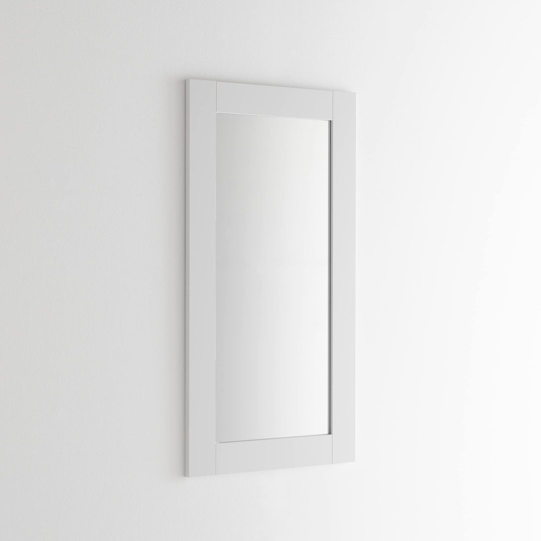 ARHome Wandspiegel, 126 x 66 cm, Weiss Matt, Spiegel, Made in Italy Weiss Matt 126 x 66, Weiss Matt
