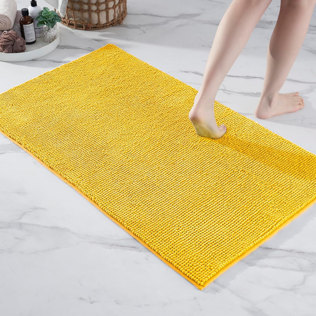Decomira Badematte rutschfest | Als Badteppich Set kombinierbar | Badezimmer-Teppich Bad-Vorleger wa