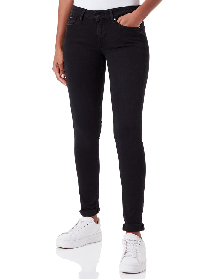 Pepe Jeans Damen Jeans Soho Jeans, Schwarz, 31W / 32L