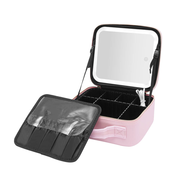 Kosmetiktasche Mit Beleuchtetem Spiegel Make Up Tasche Reise Kosmetiktasche Schminkkoffer Kosmetikbo