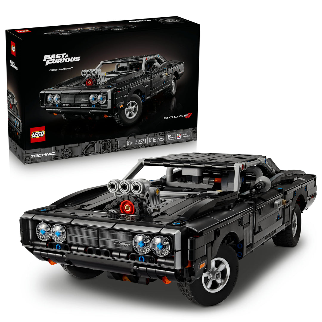 LEGO Technic Fast and Furious Dodge Charger R/T Auto - Modellbau Auto für Erwachsene - Sammlerset mi