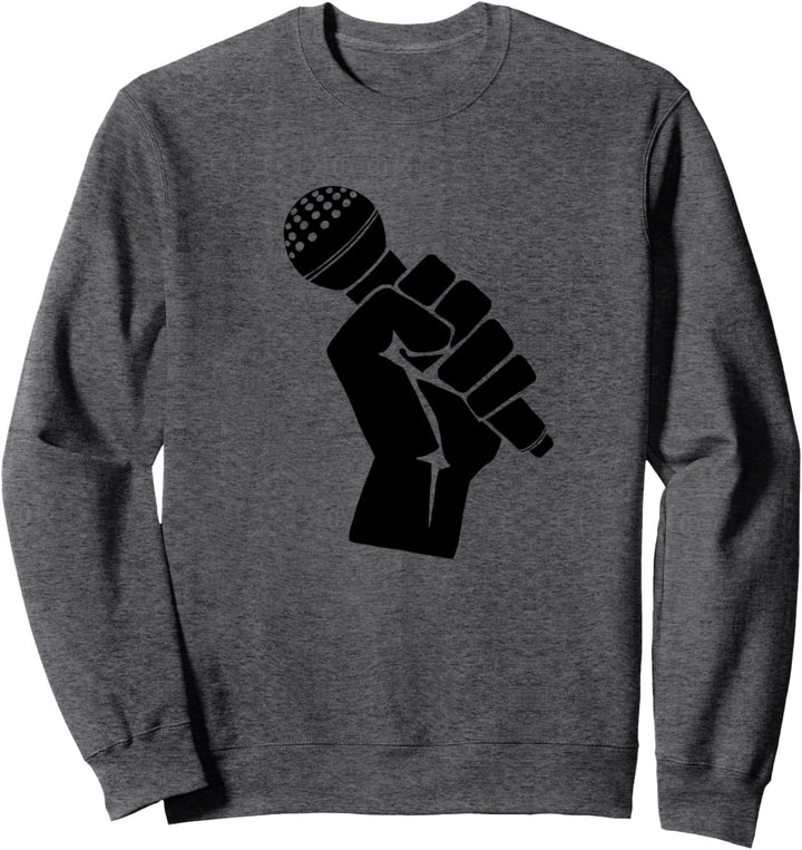 Hip Hop Mikrofon Sweatshirt