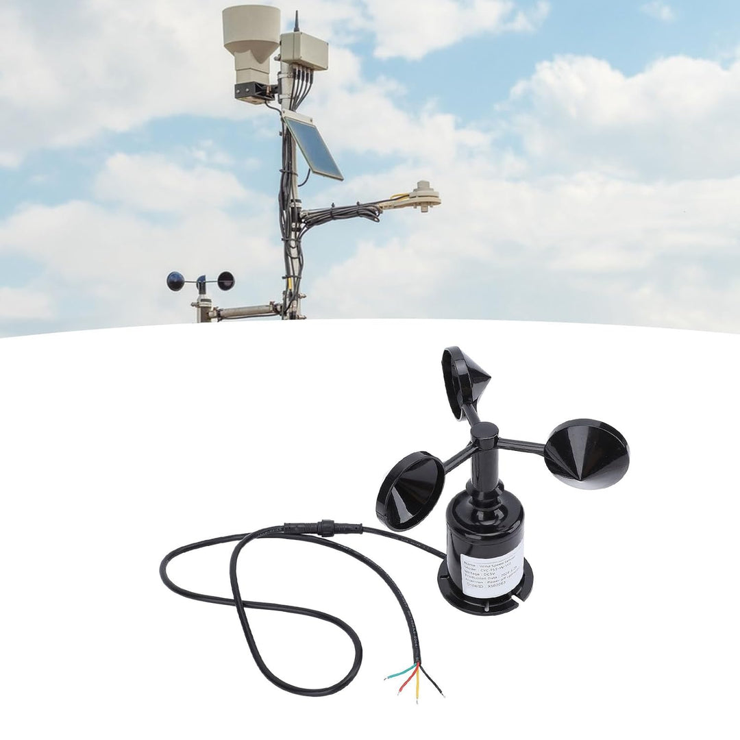 Windsensor Trans, Windgeschwindigkeitssensor, DC 5V Windgeschwindigkeitsüberwachungssensor mit 0,8 m