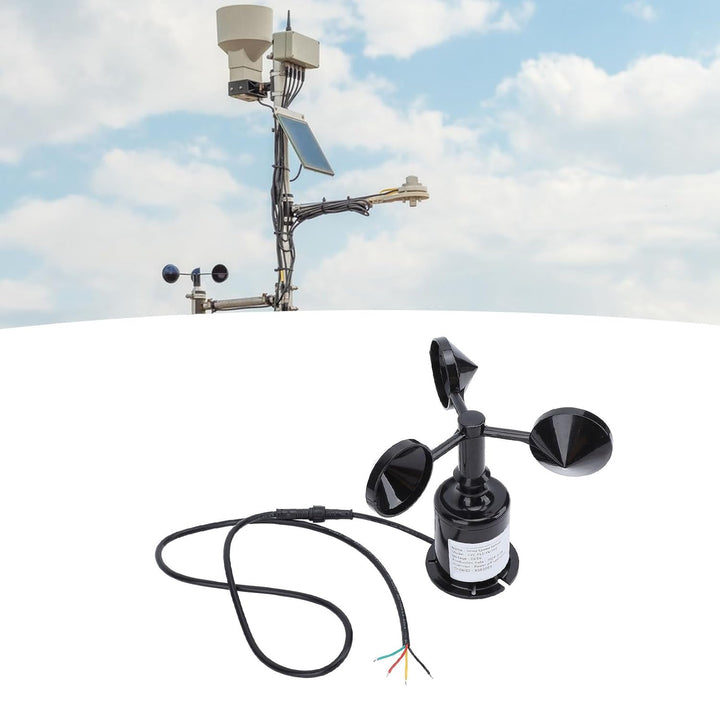 Windsensor Trans, Windgeschwindigkeitssensor, DC 5V Windgeschwindigkeitsüberwachungssensor mit 0,8 m