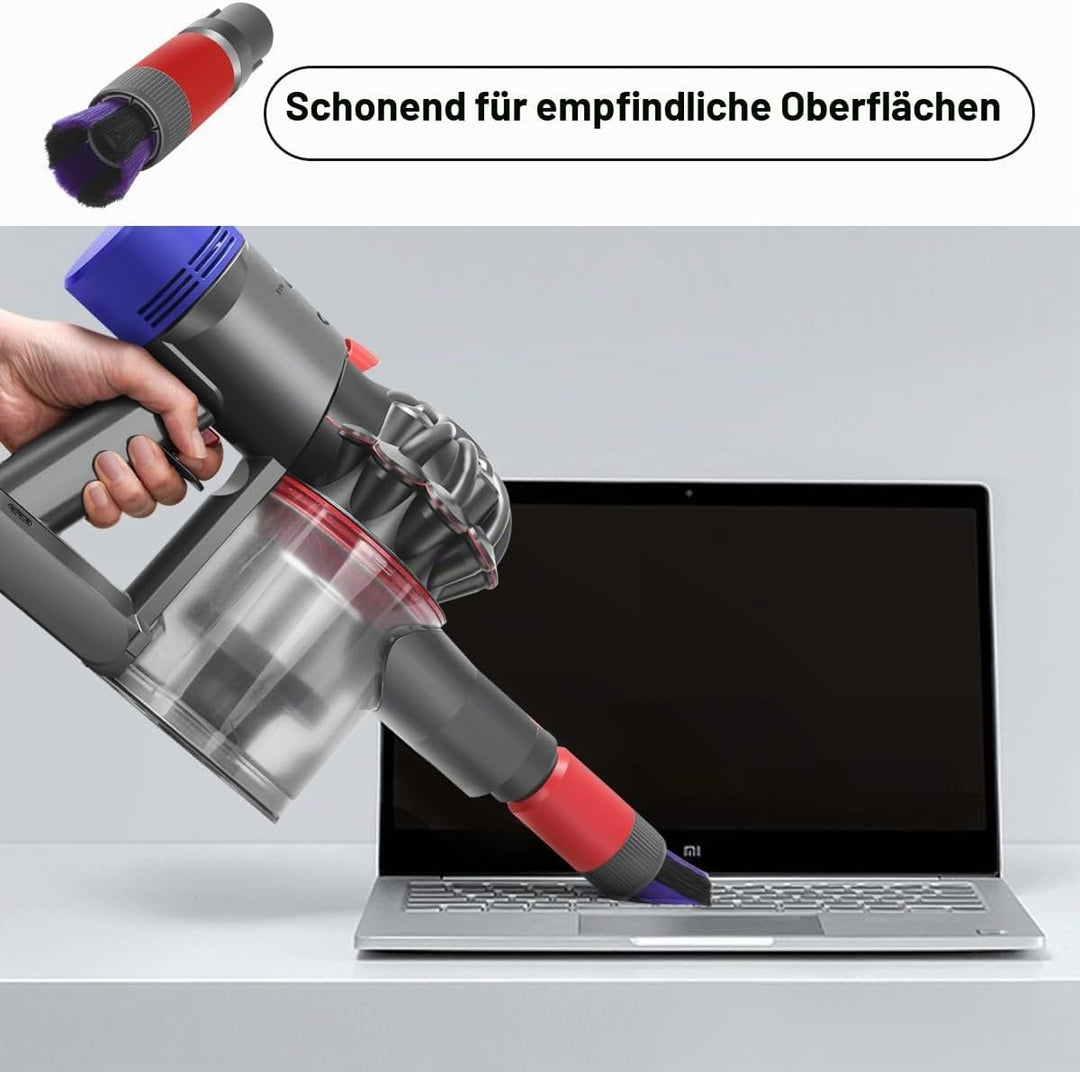 Kratzfreie Staubbürste für Dyson V15 V12 V11 V10 V8 V7 Gen5 Staubsauger, Ersatz Weiche Bürste Aufsat
